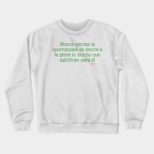 Gente Amable Crewneck Sweatshirt by LibrosBOOKtique